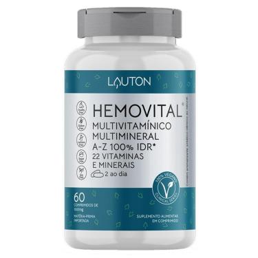 Imagem de Multivitamínico A-Z Hemovital 60 Comprimidos - Lauton-Unissex