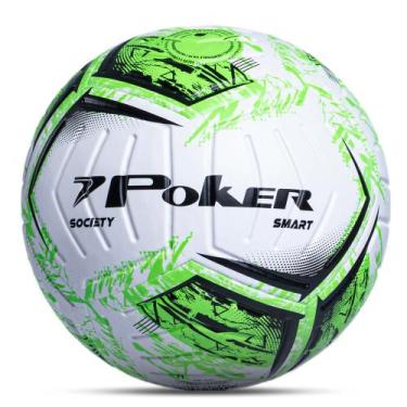 Imagem de Bola Poker Fut Society Fusionada Train Smart 05536, Vd, Pt