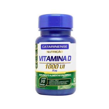 Imagem de Vitamina D 1000Ui Catarinense 30 Cápsulas