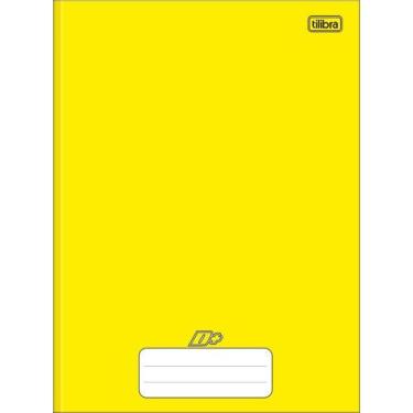 Imagem de Caderno Costurado Tilibra Universitário Capa Dura D+ Amarelo 48 Folhas