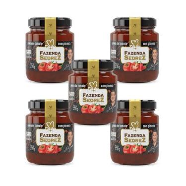 Imagem de Combo Geleia de Tomate Com Pimenta 270g Fazenda Sedrez - 5 unid