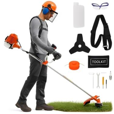 Imagem de Roçadeira A Gasolina 75cc 3.6hp Nakasaki Profissional 2 Tempos Com Acessórios