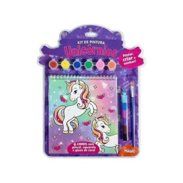 Imagem de Kit De Pintura Unicórnios - Pintar, Criar E Sonhar