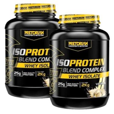 Imagem de 2x Iso Protein Blend Complex 2Kg  Pretorian, Baunilha