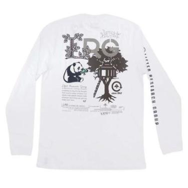 Imagem de Camiseta Manga Longa LRG Tree House Play Tee - Branco-Masculino