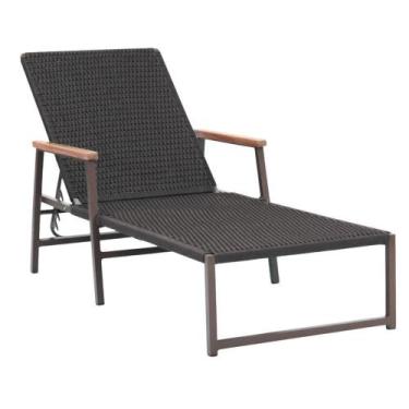 Imagem de Espreguiçadeira Piscina Perpétua Em Corda Náutica área Externa Nossaka