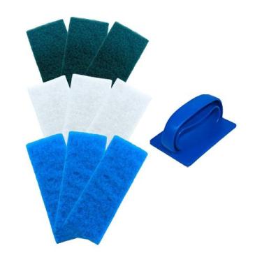 Imagem de 1 Suporte Lt Manual Bralimpia Com 9 Fibra De 26cm X 10 CM