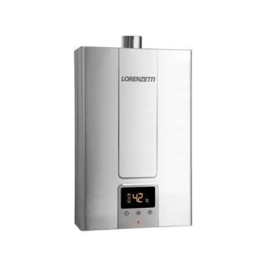 Imagem de Aquecedor De Água A Gás Lorenzetti Lz 1600 De - i (inox) 15 Litros - G
