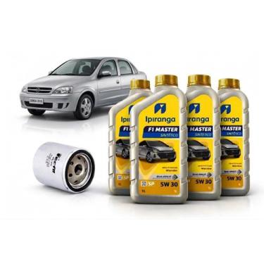 Imagem de Kit Óleo 5w30 E Filtro Corsa Classic Vhc 1.0 2008 A 2016 - IPIRANGA