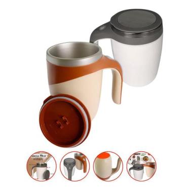 Imagem de Caneca Inox Automática Elétrica Mixer Misturador Pilha 380ml - Wincy, 