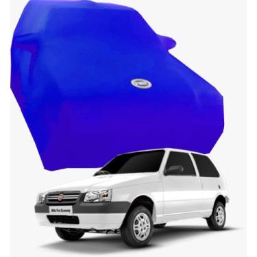 Imagem de Capa de Carro Fiat Uno milli Tecido  Lycra Premium - Cadilhe Capas, Az