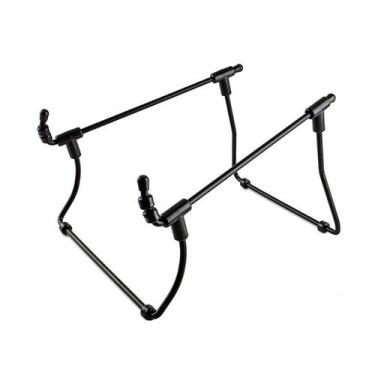 Imagem de Suporte ergonômico metálico para notebook nr17 steel preto - RELIZA