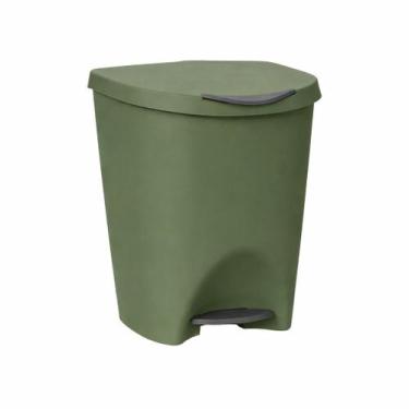 Imagem de Lixeira Pedal Resistente 7,5 Litros Usual para Cozinha ou Banheiro, VE
