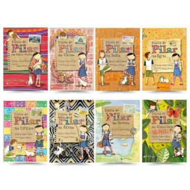 Imagem de Coleção Diário De Pilar - 8 Livros: Machu Picchu , China, India, Egito