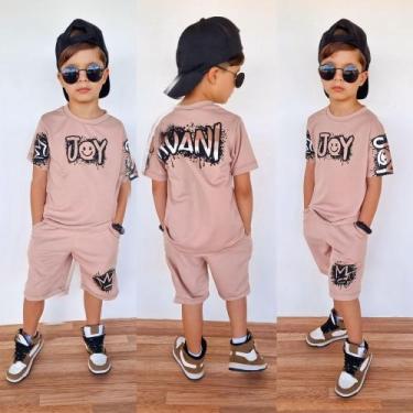 Imagem de Conjunto Infantil e Juvenil Verão Menino Masculino 1 ao 12 Anos Modelo