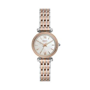 Imagem de Relógio Fossil Carlie Mini 28mm Aço Bicolor Feminino-Feminino