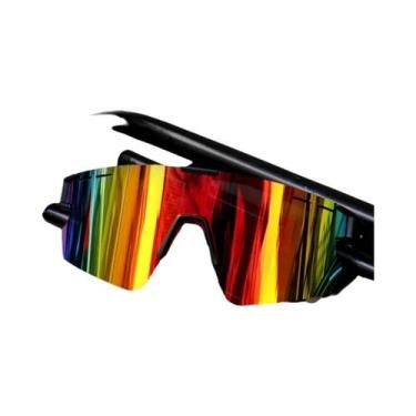 Imagem de Óculos De Sol Esportivos Femininos Sem Armação Com Lentes Integradas, 