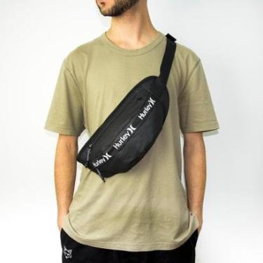 Imagem de Pochete Masculina Hurley Shoulder Bag Reforçada 7 Litros-Masculino
