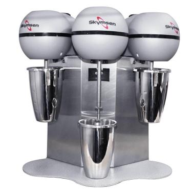 Imagem de Batedor de MilkShake Sorveteria Skymsen 3 Hastes Copo em Inox 0,8 Litros (cada) 220V BMS-3-N 452009