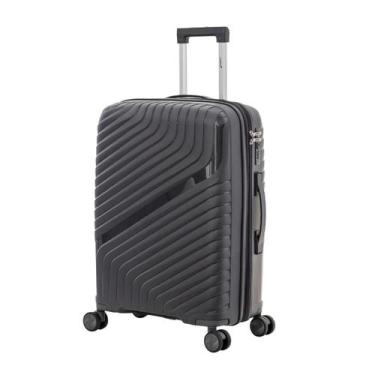 Imagem de Mala Viagem Média 23kg Expansiva 360 Polipropileno 6014 Cor Chumbo - C