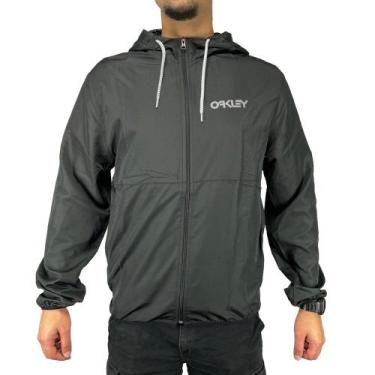 Imagem de Jaqueta Corta Vento Oakley B1B Packable Jacket Blackout, P, Preto