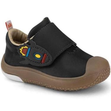 Imagem de Tênis Infantil Bibi Prewalker de Couro Antiderrapante com Foguete, Pre