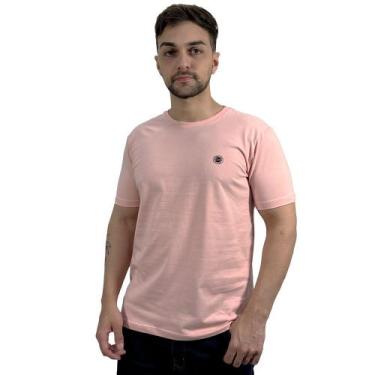Imagem de Camiseta Masculina Basica Rosa Bebe Dawson New, Rosa, Claro, M