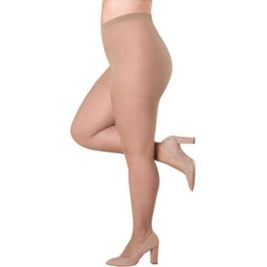 Imagem de Meia Calça Loba Fio 20 Plus Size Lupo - Conforto e Estilo, Barley corn