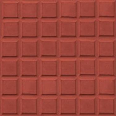 Imagem de Piso 36 Dados Vermelho Hidráulico 30x30cm com 5 Peças 0,45m2 para Calçadas Artesanal