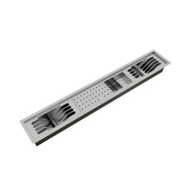Imagem de Escorredor Completo Calha Úmida Kitchen Slim 5 Módulos 100cm