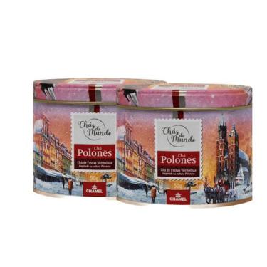 Imagem de Kit 2 Lata Chás do Mundo Polonês Chamel 50g
