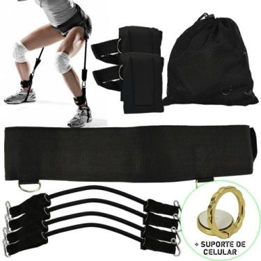 Imagem de Elástico Para Treino Salto Vertical Corrida + Suporte Celular CBRN1581