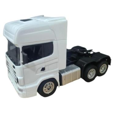 Imagem de Caminhão Scania BRANCO 1:18 Com Controle Remoto - BERTO PARTS
