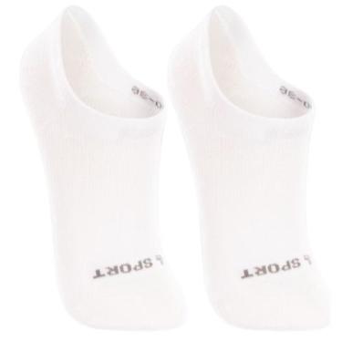 Imagem de Kit 2 Meias Feminina Infantil Invisível Soquete Confortável Algodão An