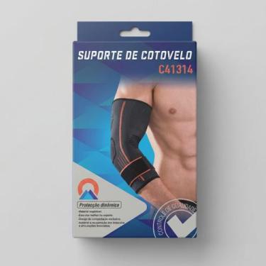 Imagem de Suporte De Cotovelo Para Dores Musculares C41314 Cor:GrafiteTamanho:Ún