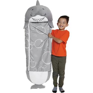Imagem de Saco De Dormir Infantil 3em1 Travesseiro Vira Pelúcia Animais Algodão 