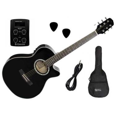 Imagem de Violão Giannini Aço GSF-1D CEQ Mini Jumbo Eletroacústico, GSF-1D CEQ P