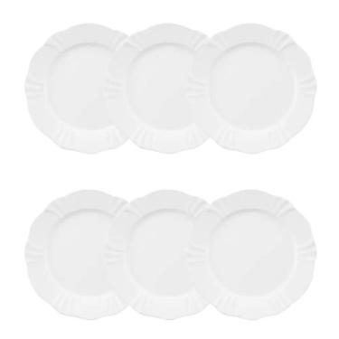 Imagem de Conjunto Com 6 Pratos De Sobremesa 23cm Soleil White Oxford