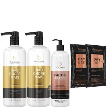 Imagem de Borabella Não Chore Kit 2x1 Litro + Cauter Gloss 500ml