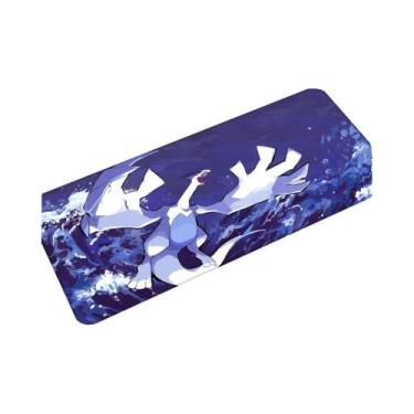 Imagem de Grande Mouse Pad Antiderrapante Pokemon Lugia, Tapete De Mesa Estendid