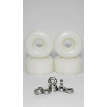 Imagem de Jogo 4 Rodas Skate 53mm + 8 Rolamentos Abec - Congratulations Store