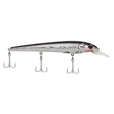 Imagem de Berkley Isca de pesca Hit Stick, prata preta, 1/85.0 g, 4 1/5.1 cm | Crankbaits de 11 cm, maior ação de rolamento de qualquer isca Berkley rígida, equipada com anzol Sharp Fusion19