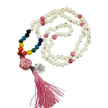 Imagem de Paz Interior Store - Japamala 108 contas Semente de Açaí dos Chakras (Rosa) para Adultos interessados em prática de meditação e ioga, unissex, Personalizado, contas