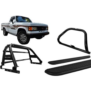 Imagem de Kit quebra mato+Estribo CH+Sant Antonio Duplo D20/D-20 Preto