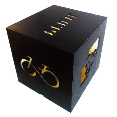 Imagem de Luminária cubo refletiva Bicicleta