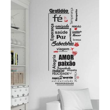Imagem de Decoração de Frase Gratidão Fé Esperança Saude Viagem Amor