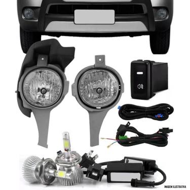 Imagem de Kit Farol de Milha Neblina Toyota Hilux 2005 até 2008 + Kit Super Led 6000K