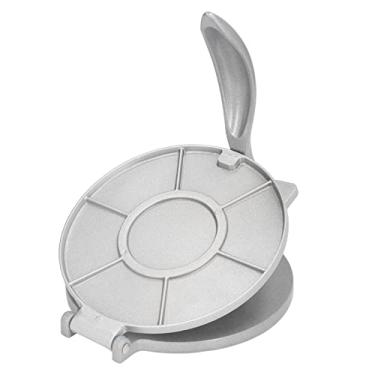 Imagem de Prensa de tortilha, liga de alumínio de 19,6 cm à prova de ferrugem princípio de alavancagem de massa sem odor, prensa de massa de aquecimento uniforme, à prova de corrosão, durável, fácil de limpar, tortilhas para farinha caseira
