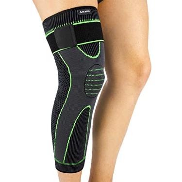 Imagem de Joelheira de Compressão LongBrace Alasca para corrida, musculação, futebol e ciclismo