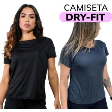 Imagem de Camiseta Dry-Fit Feminina Fitness Academia Pilates Treino - Wild